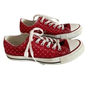 Converse Unisex Chuck Taylor All Star Ox 160517F Red Running Shoes Size M6 W 8